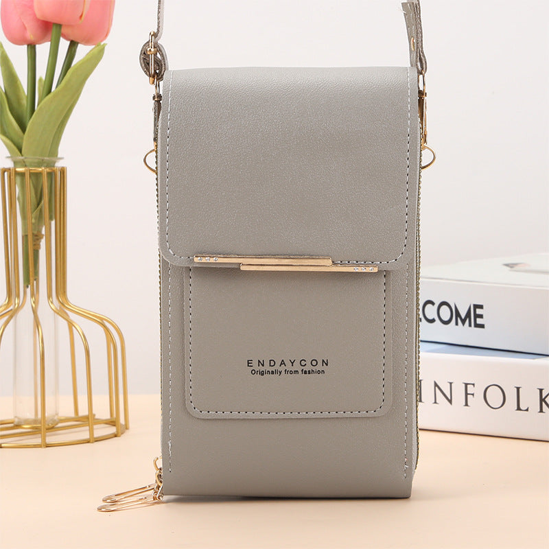 ELIZA™ - Borsa Messenger per Smartphone Donna con Touch Screen