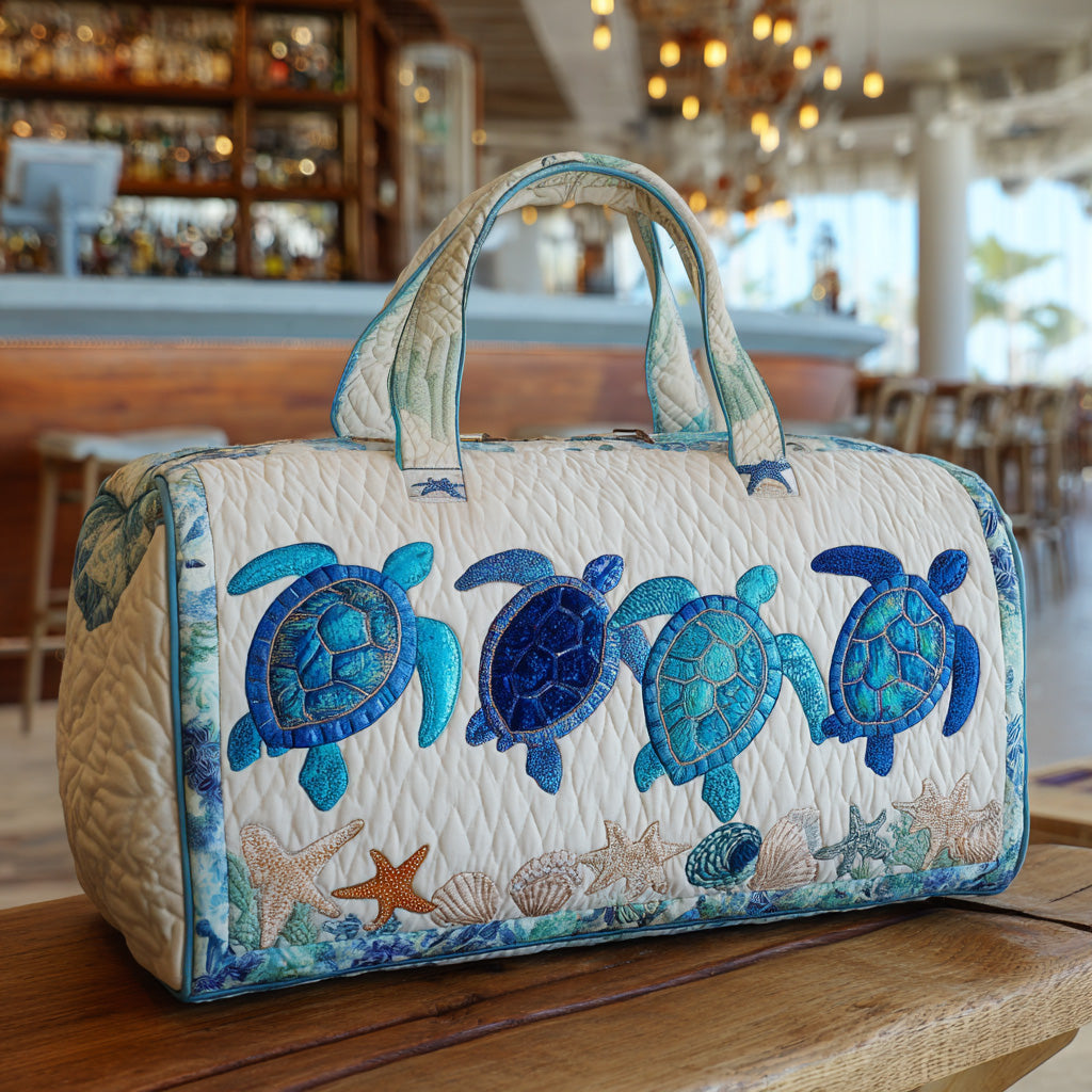 Borsa da viaggio a tracolla con tartaruga oceanica NCU0DV7491