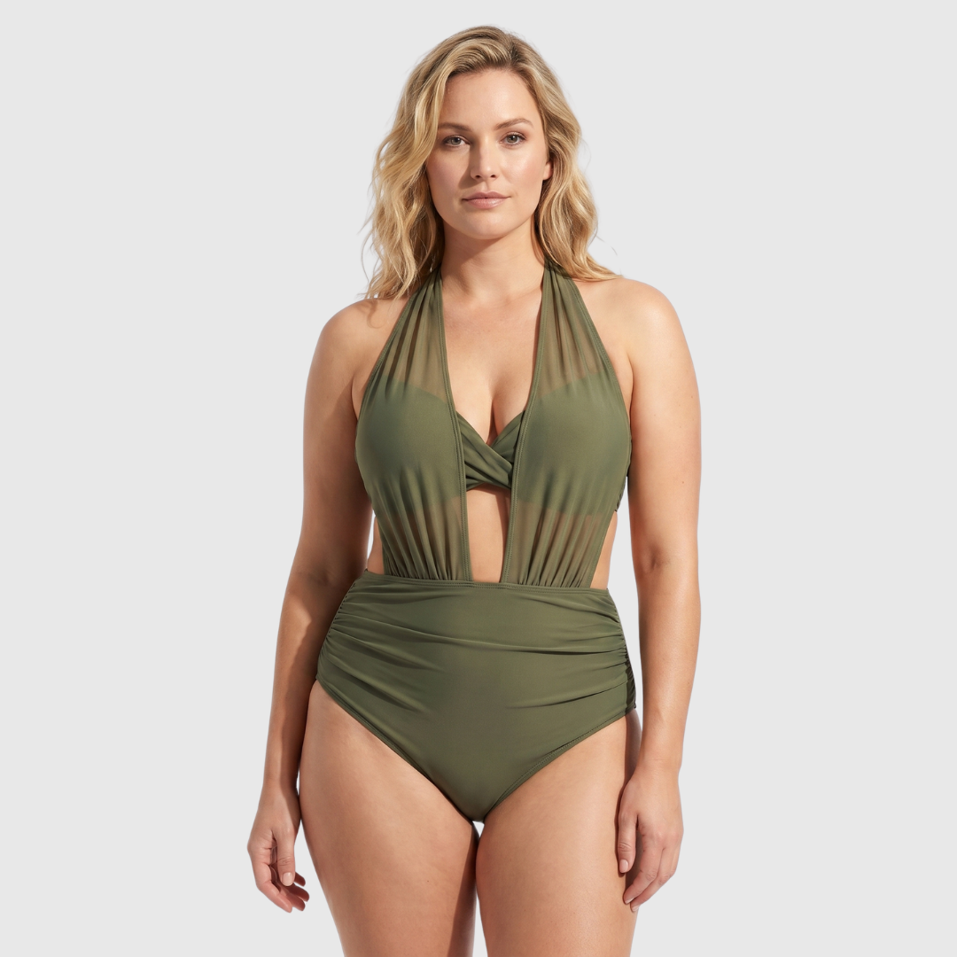 Sabine | Bikini 2-in-1 a Vita Alta con Effetto Contenitivo