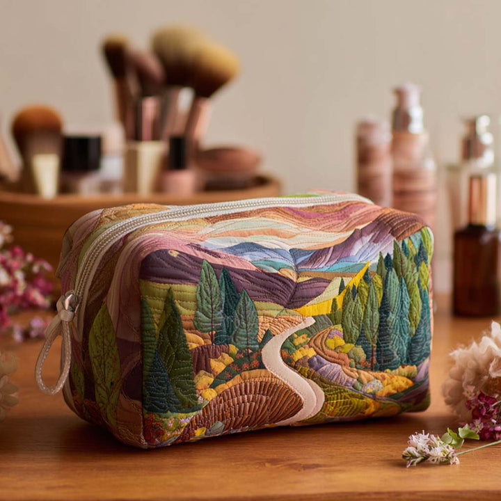 Beauty case trapuntato con valle della pace NCU0PT9476