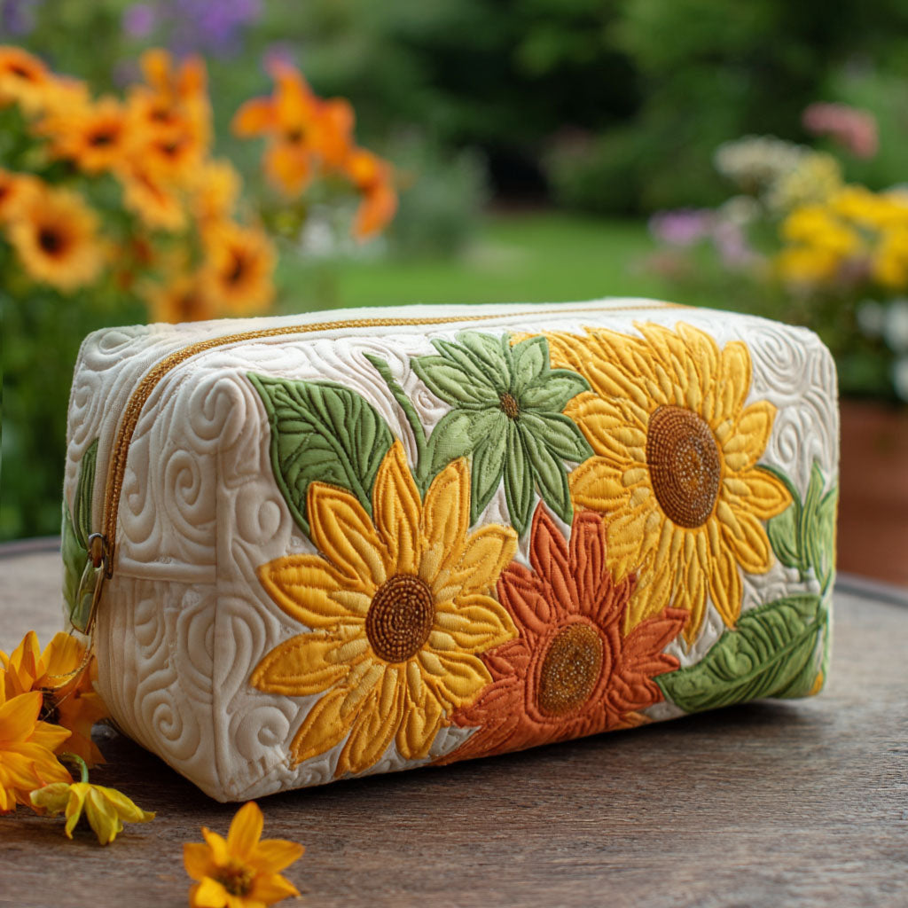Beauty case trapuntato con petali sognanti NCU0PT9197