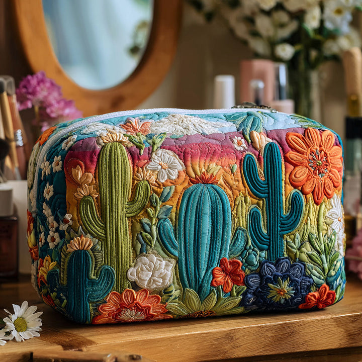 Beauty case trapuntato con cactus allegro NCU0PT9629