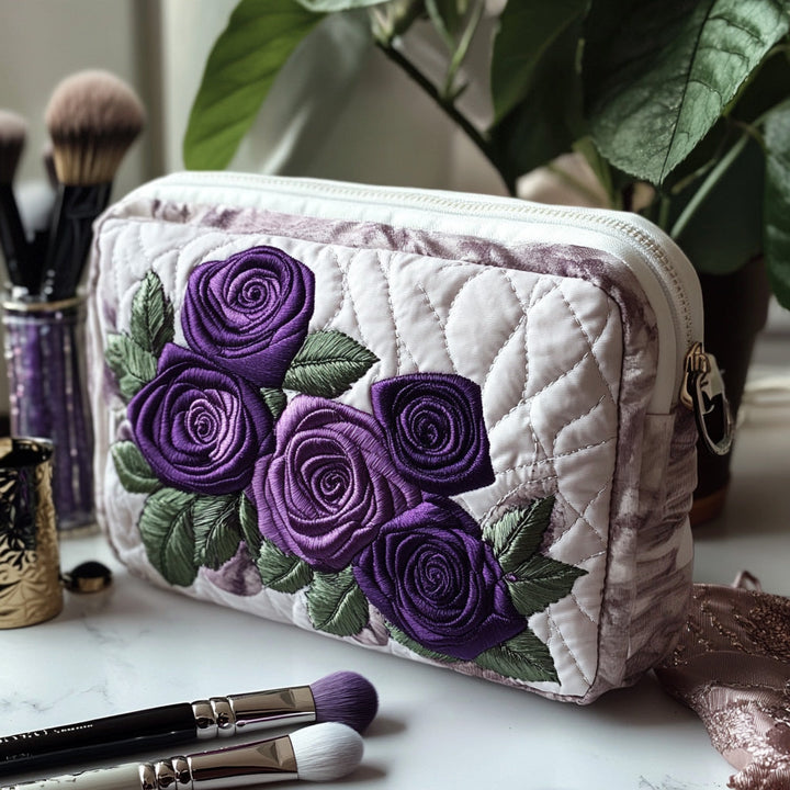 Beauty case trapuntato con petali eleganti NCU0DV7737