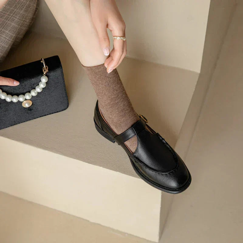Nancy | Scarpe in Pelle d’Ispirazione Retrò