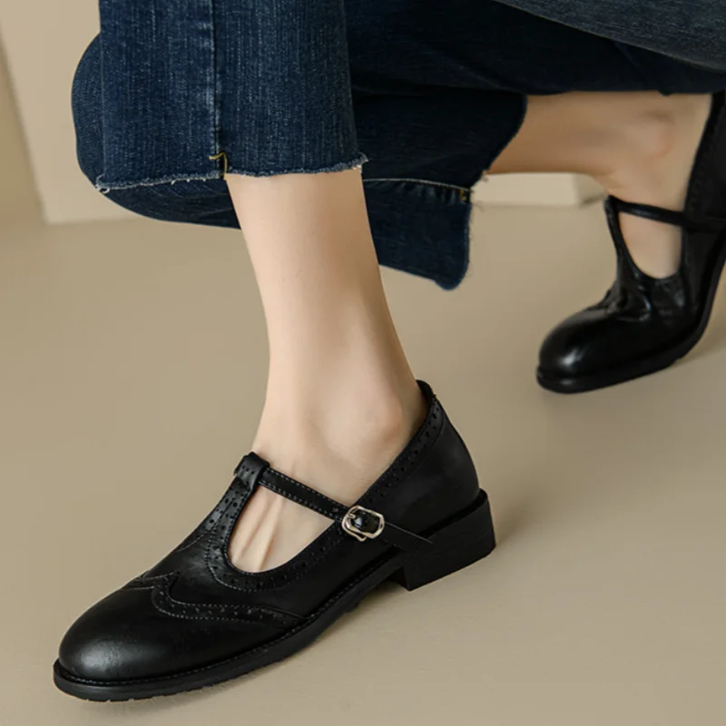 Miana | Mary Jane Lucide con Cinturino a T