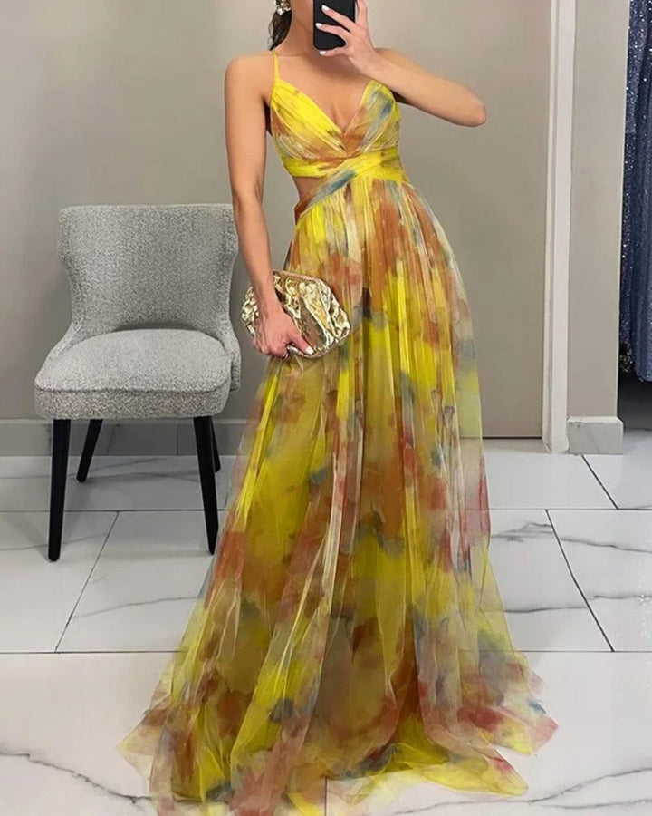 BELLA | ABITO MAXI FLOREALE