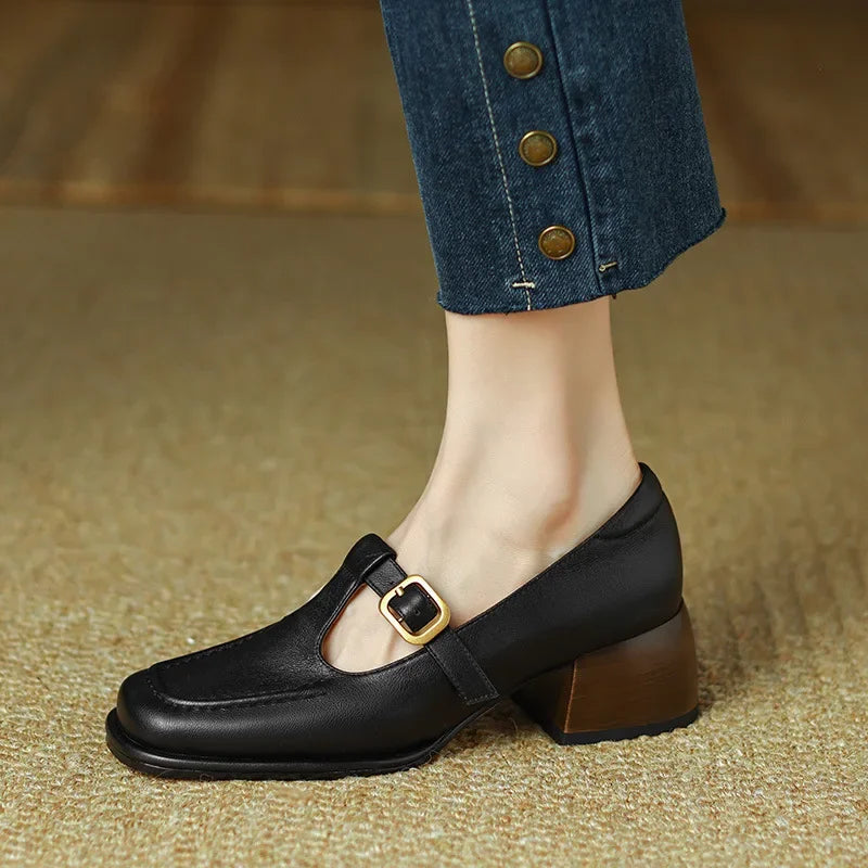 Selvana | Scarpe eleganti con cinturino a T