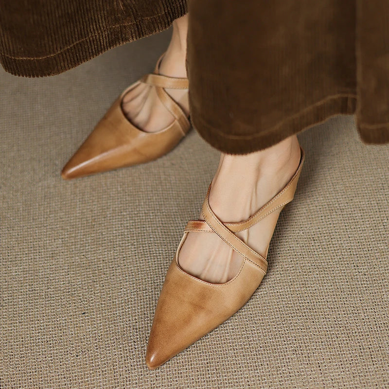 Aluna | Mule in Vera Pelle