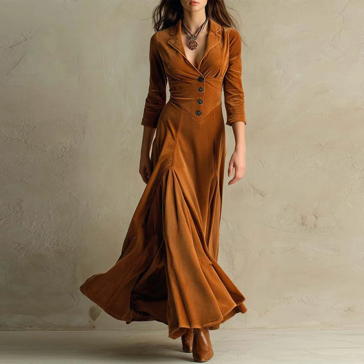 MARLOW | ABITO MAXI IN VELLUTO