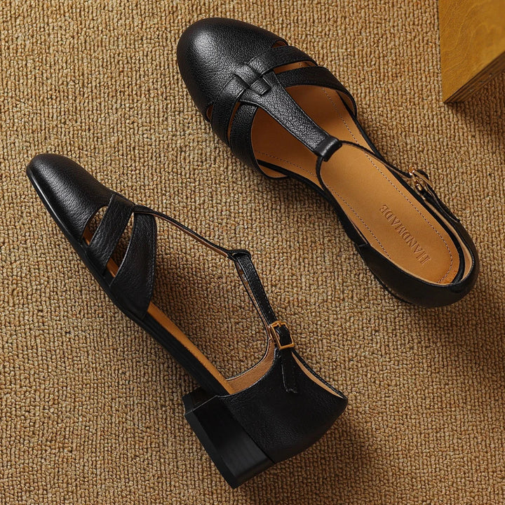 Joan | Ballerine Eleganti con Cinturino a T
