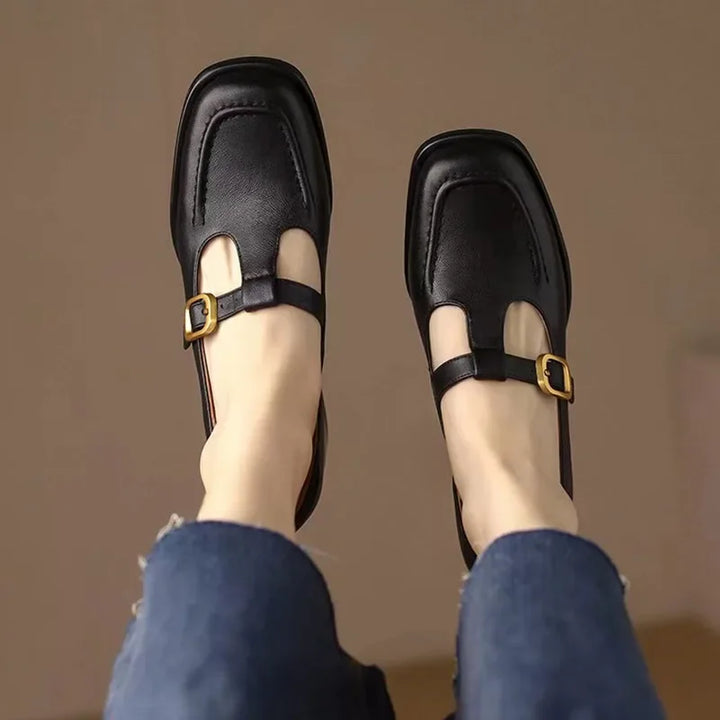 Selvana | Scarpe Eleganti con Cinturino a T