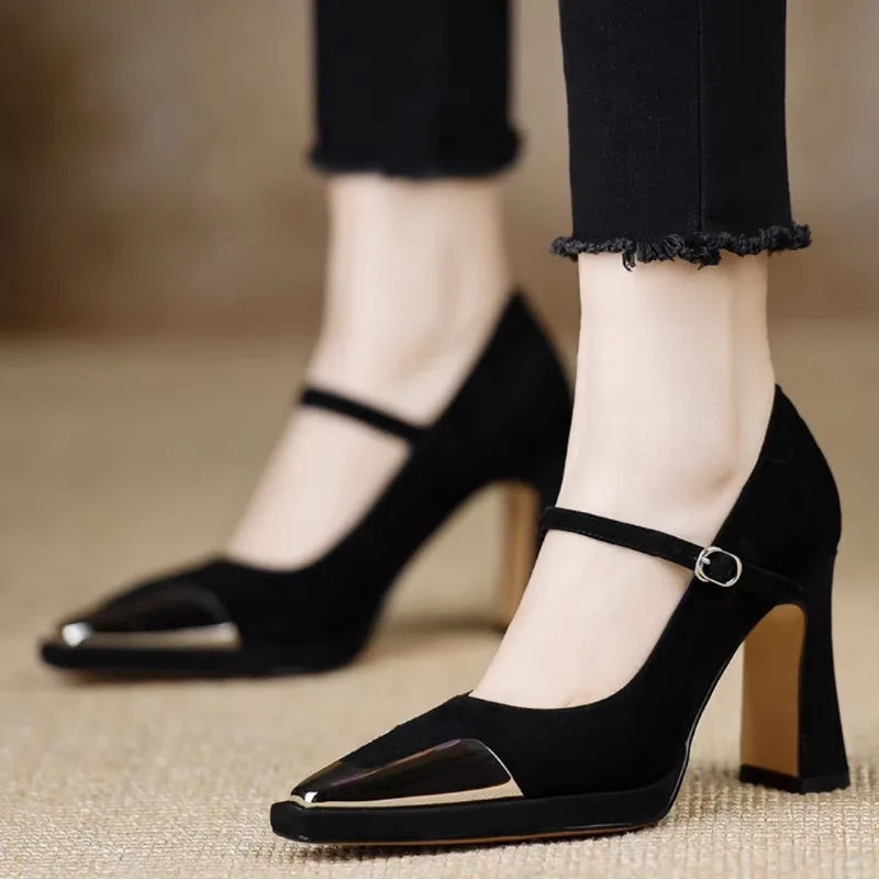 Orvanna | Mary Jane eleganti in pelle