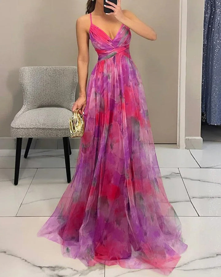 BELLA | ABITO MAXI FLOREALE