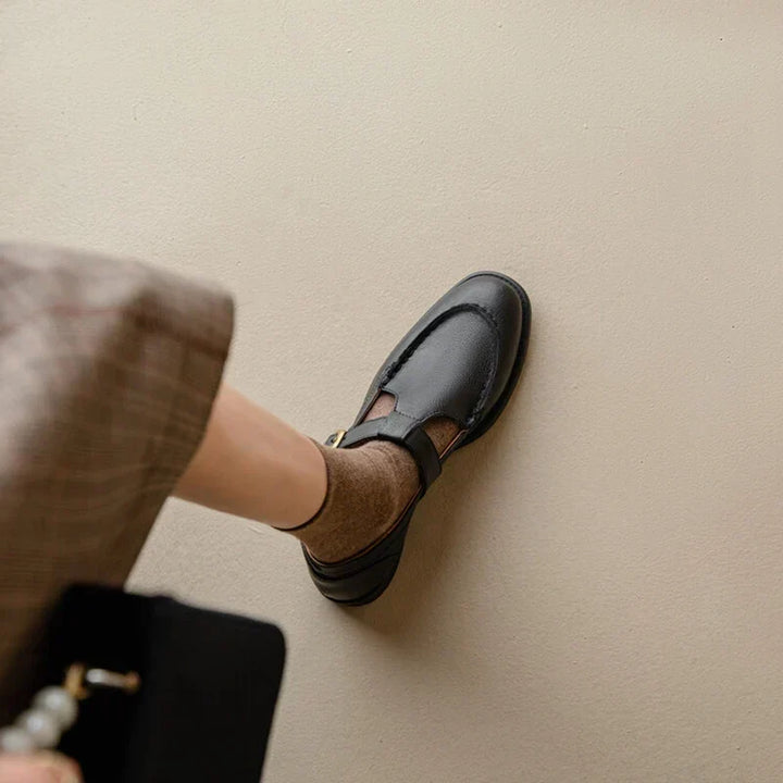 Nancy | Scarpe in Pelle d’Ispirazione Retrò