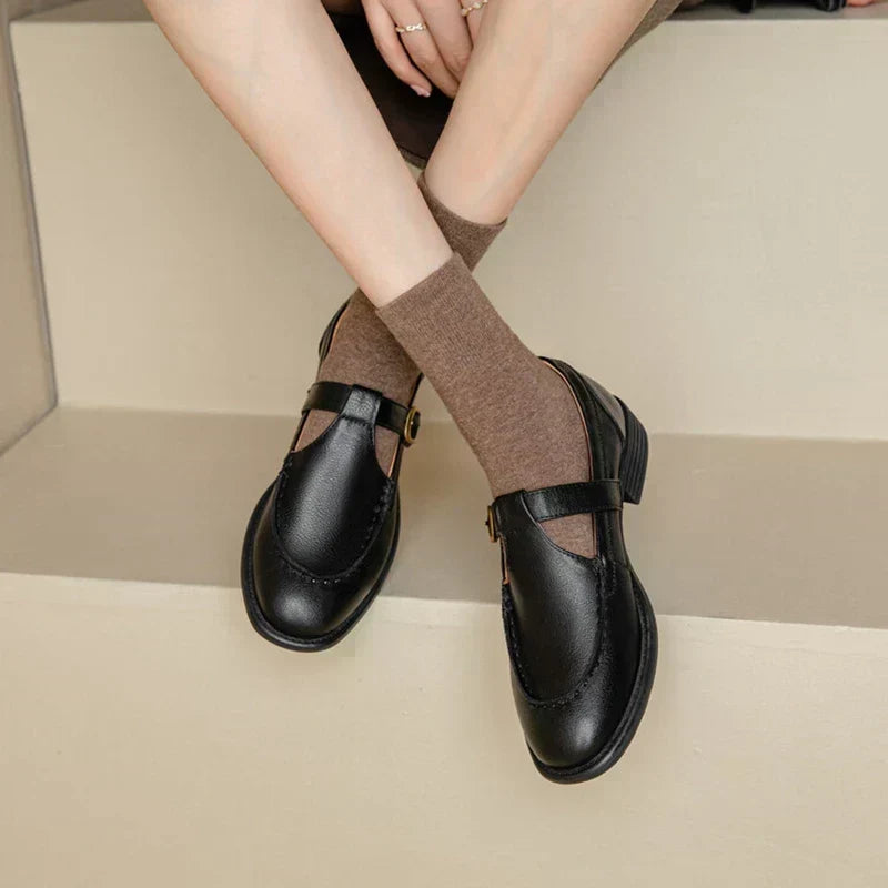 Nancy | Scarpe in Pelle d’Ispirazione Retrò