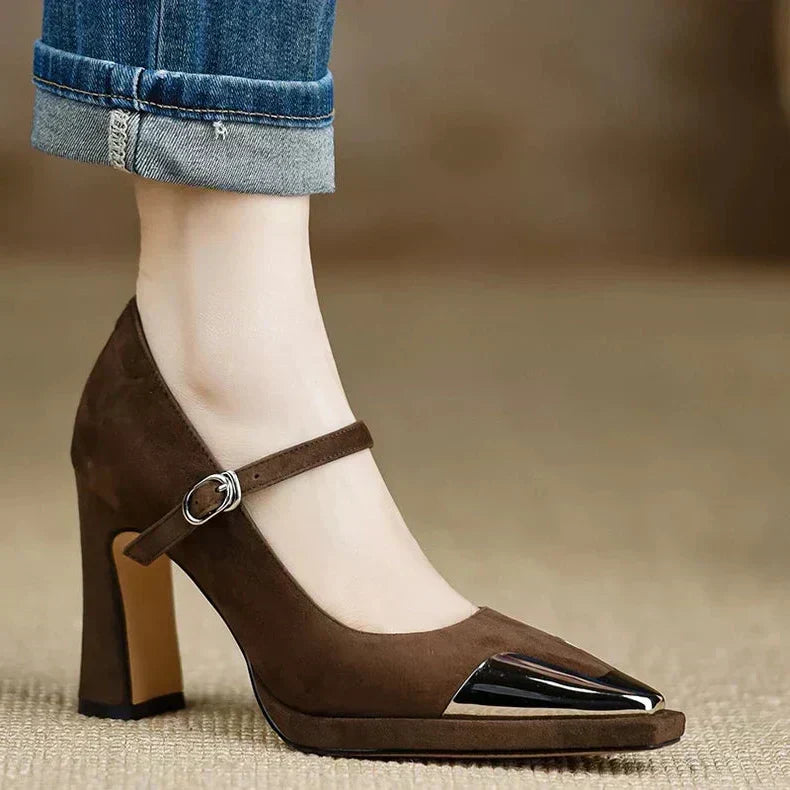 Orvanna | Mary Jane eleganti in pelle