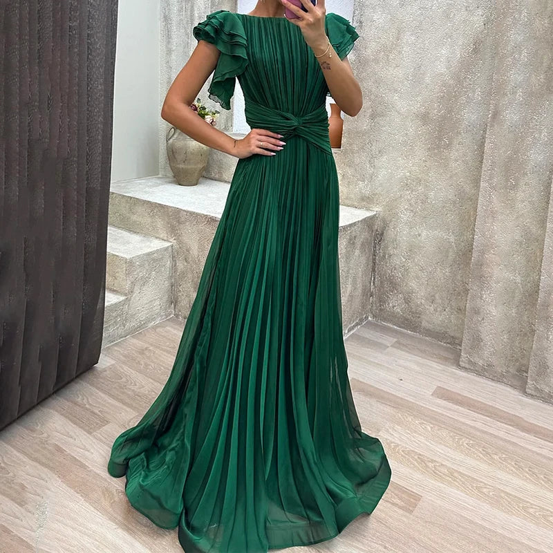 Selena | Abito da Sera Plissettato