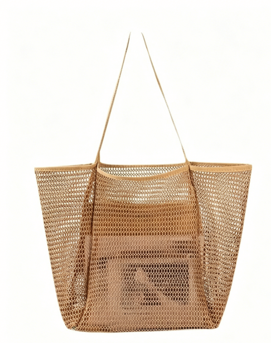 Borsa da Spiaggia in Rete di Grande Capacità Boho