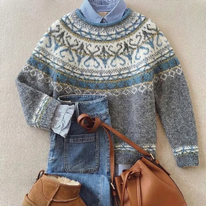 LUXE | MAGLIONE FAIR ISLE DA DONNA