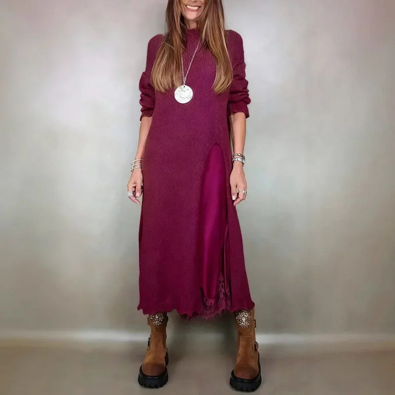 Evalina | Set elegante in maglia e pizzo