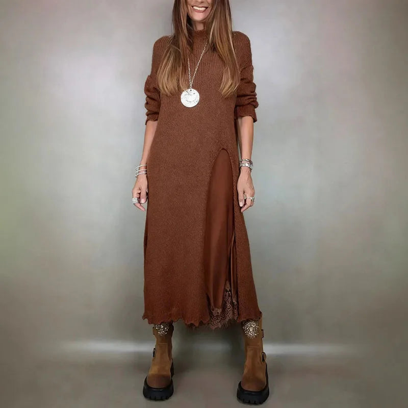 Evalina | Set elegante in maglia e pizzo