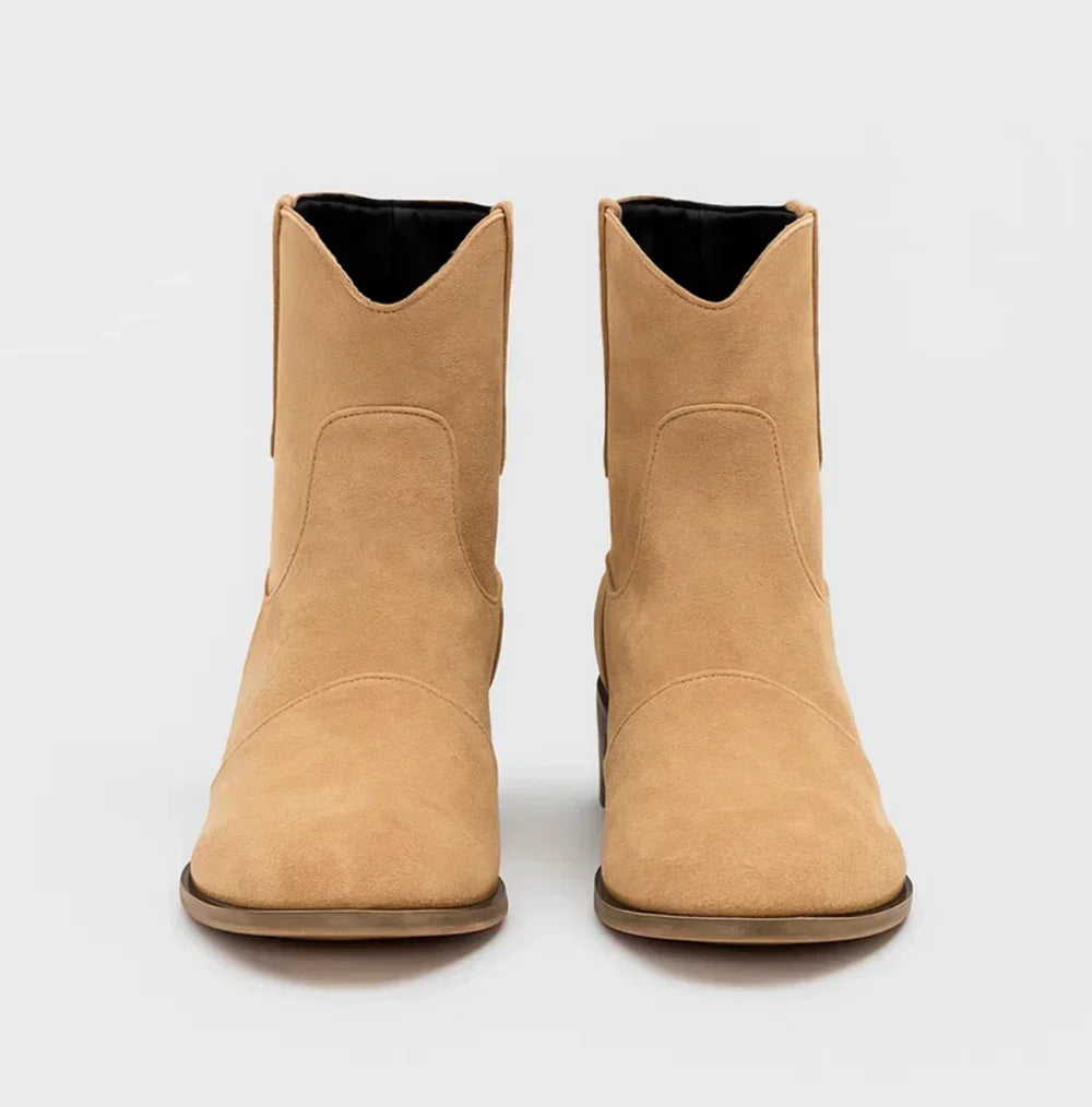 SUEDELLEA | STIVALI WESTERN IN CAMOSCIO