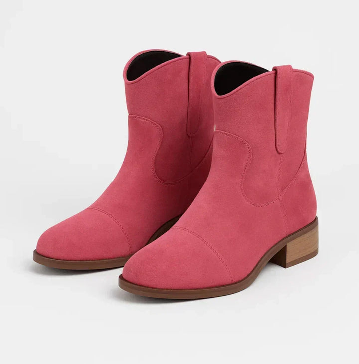 SUEDELLEA | STIVALI WESTERN IN CAMOSCIO