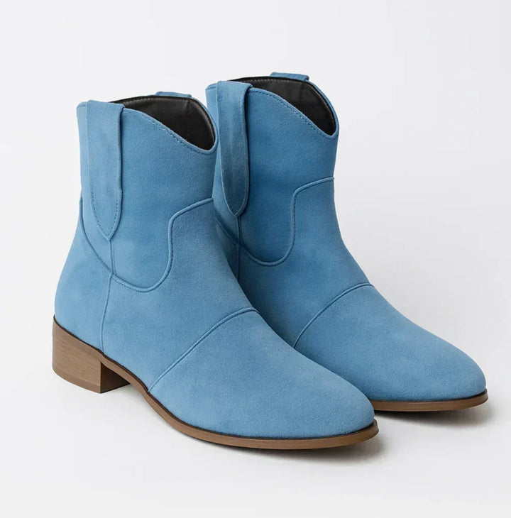 SUEDELLEA | STIVALI WESTERN IN CAMOSCIO