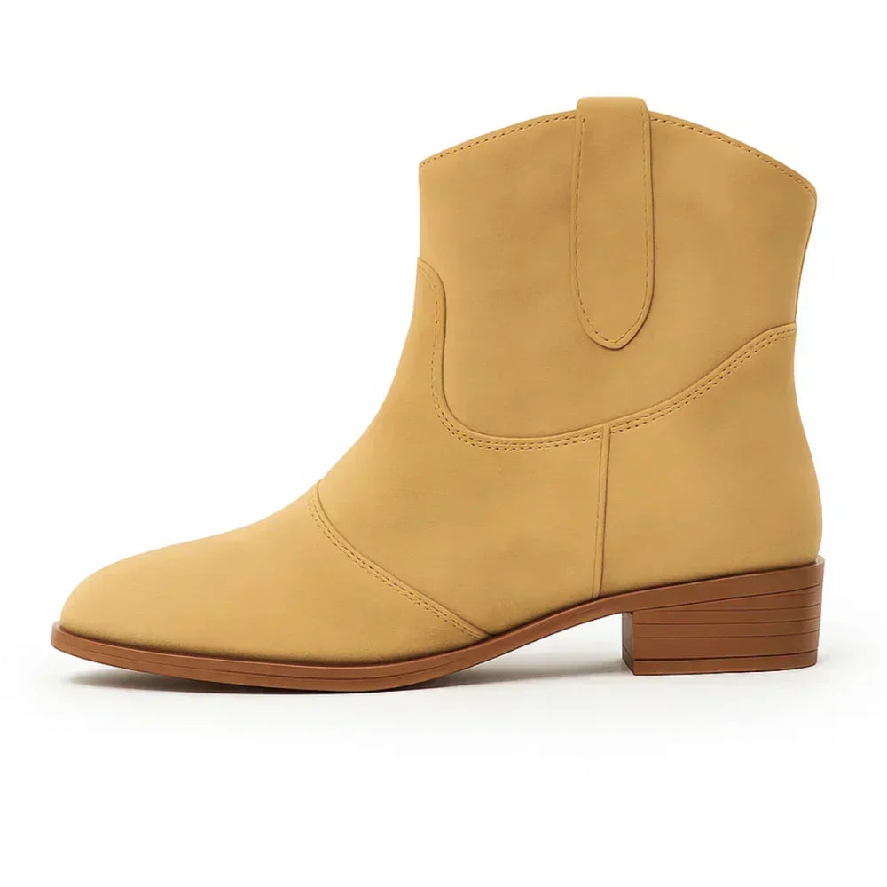 SUEDELLEA | STIVALI WESTERN IN CAMOSCIO
