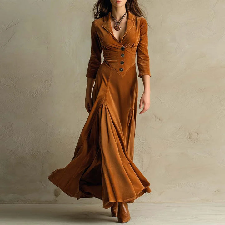 MARLOW | ABITO MAXI IN VELLUTO