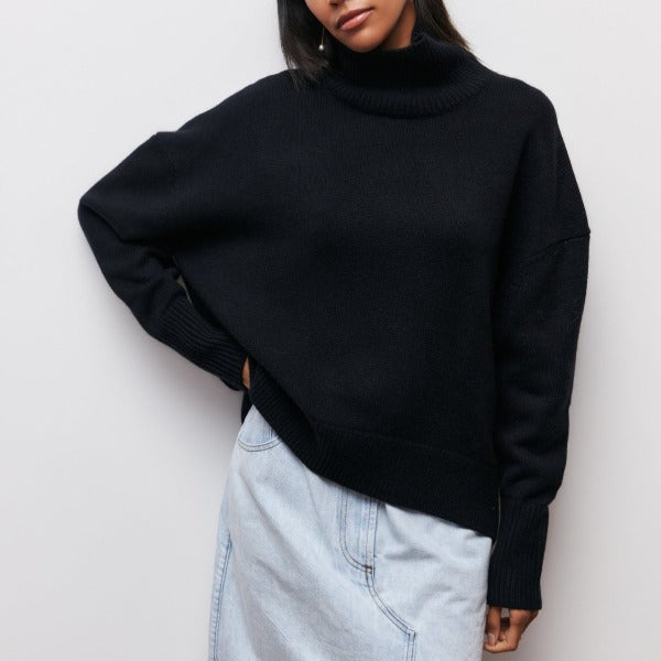 HARRIET | MAGLIONE A COLLO ALTO IN MAGLIA