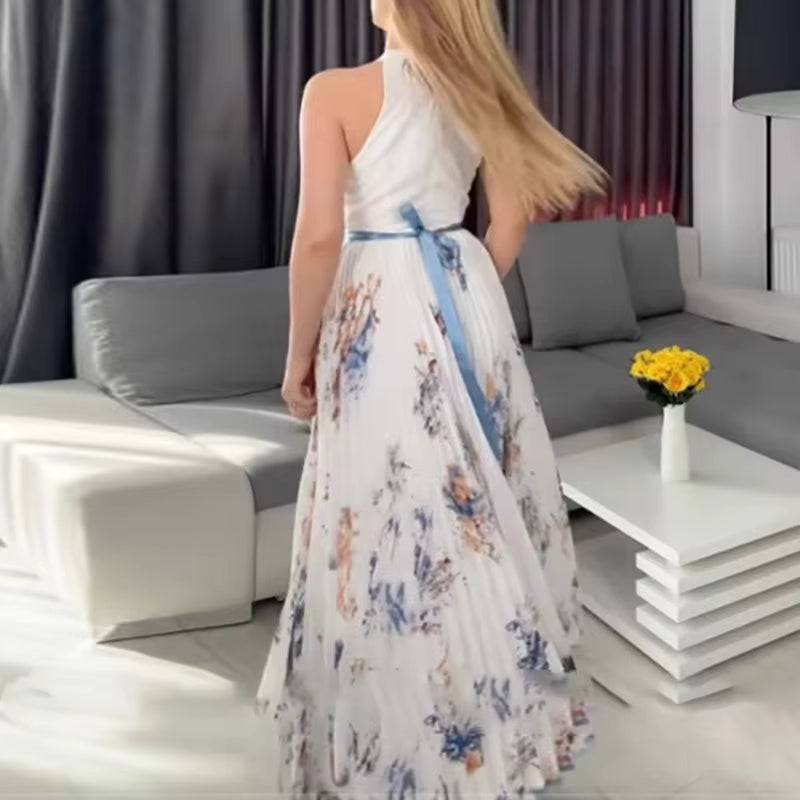 ROWELLA | ABITO MAXI PLISSETTATO ELEGANTE