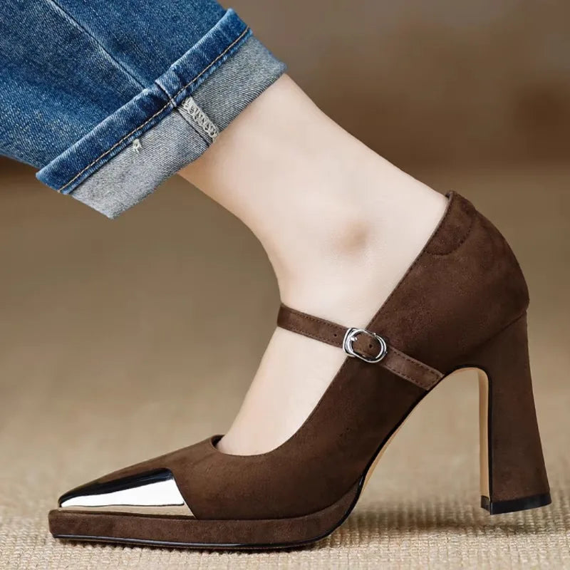 Orvanna | Mary Jane eleganti in pelle