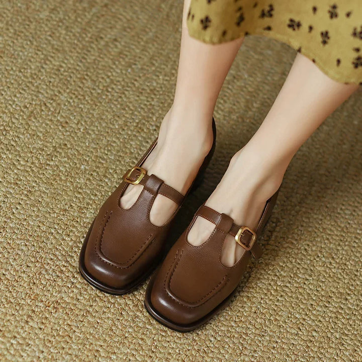 Selvana | Scarpe Eleganti con Cinturino a T