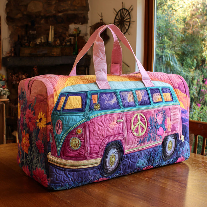 Borsa da viaggio trapuntata con cavallo western NCU0PT8957