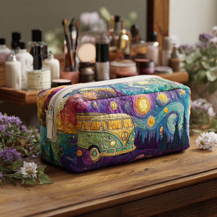 Beauty case trapuntato con viaggio stellato NCU0PT9436