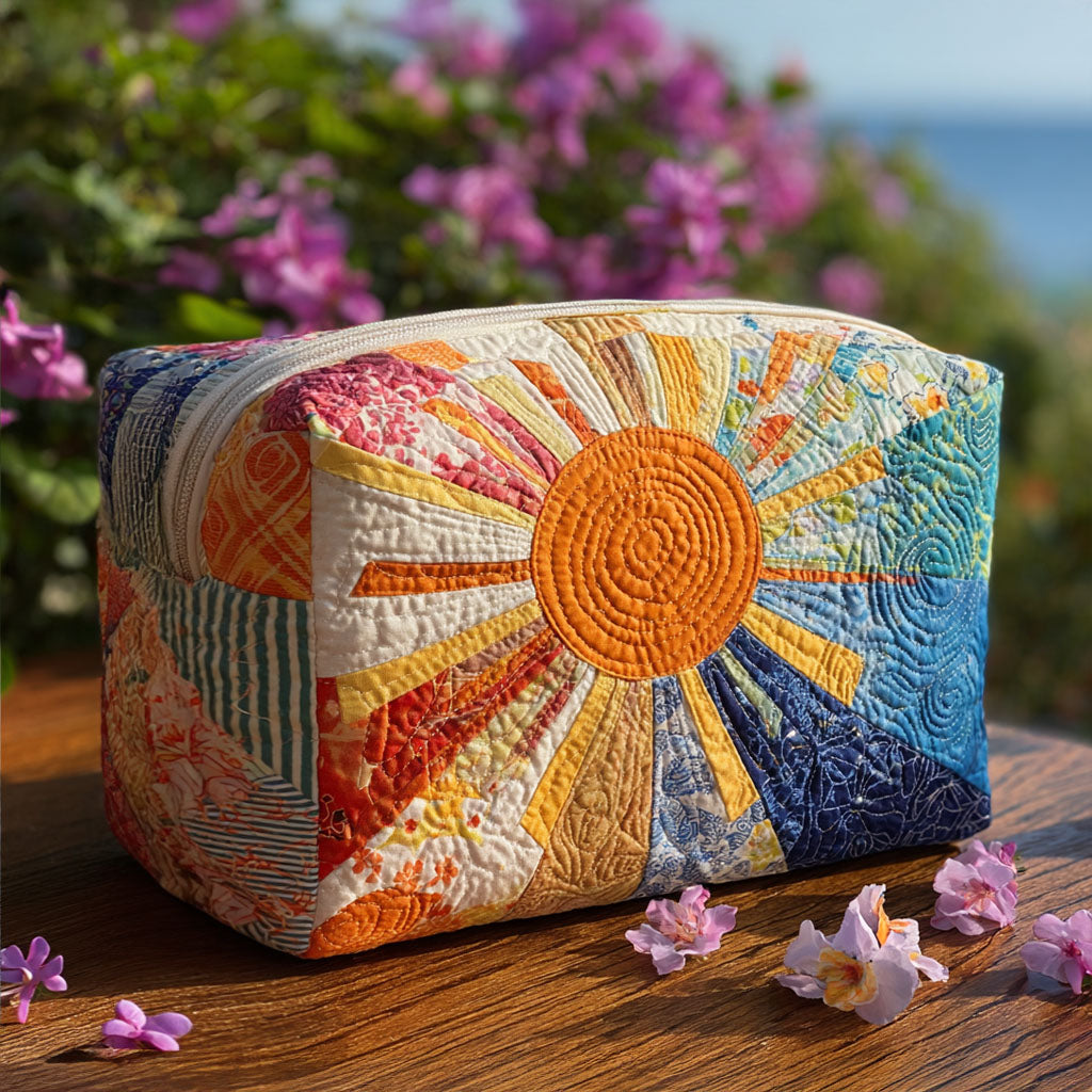Beauty case trapuntato con raggio di sole NCU0PT9295
