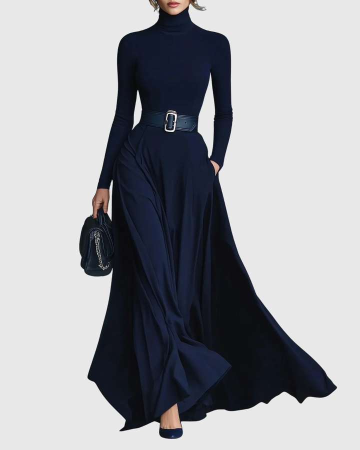CORTLISS | ABITO MAXI CON COLLO ALTO