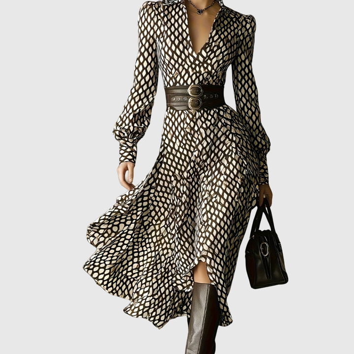 LIZZY | ABITO VINTAGE A ROMBI
