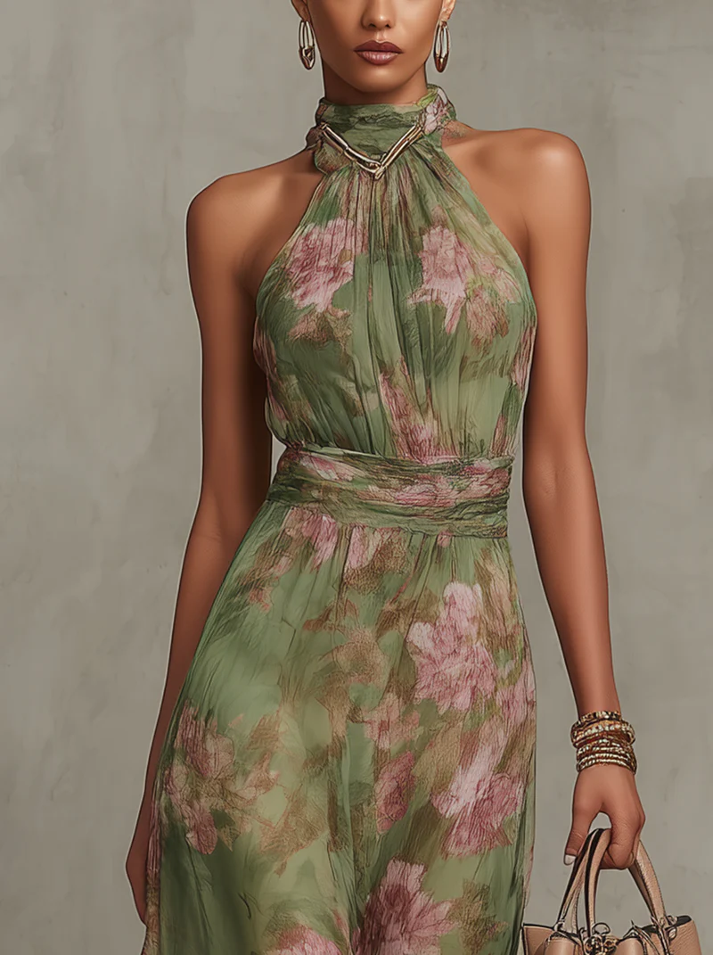 FAITH | ABITO MAXI FLOREALE