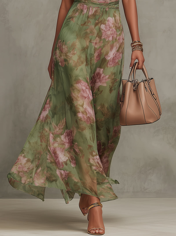 FAITH | ABITO MAXI FLOREALE