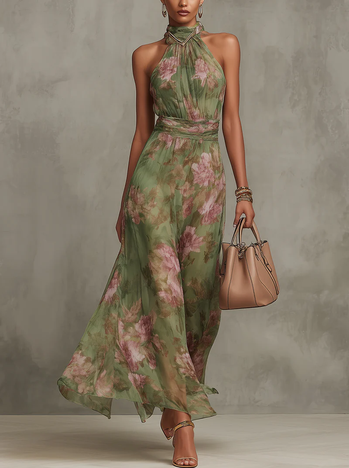 FAITH | ABITO MAXI FLOREALE
