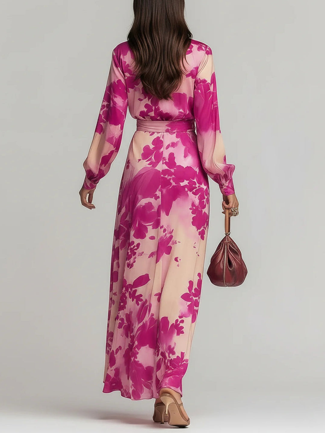 OLIVIA | ABITO MAXI FLOREALE