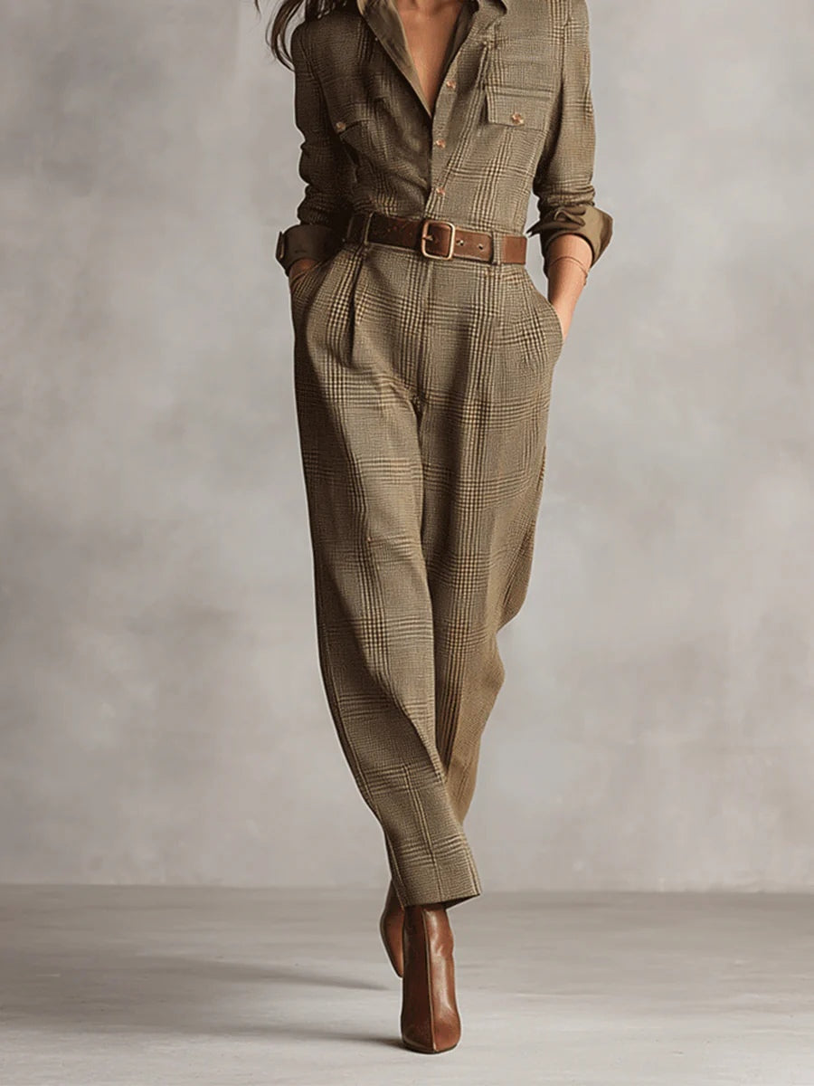 CORENNE | ABITO ELEGANTE A QUADRI