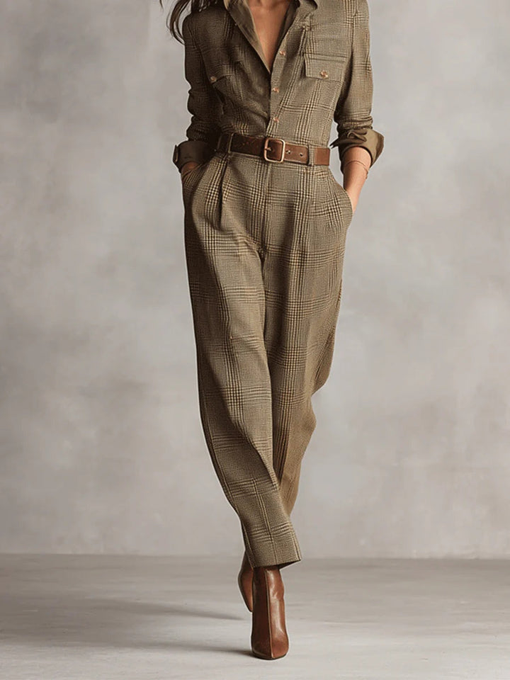 CORENNE | ABITO ELEGANTE A QUADRI
