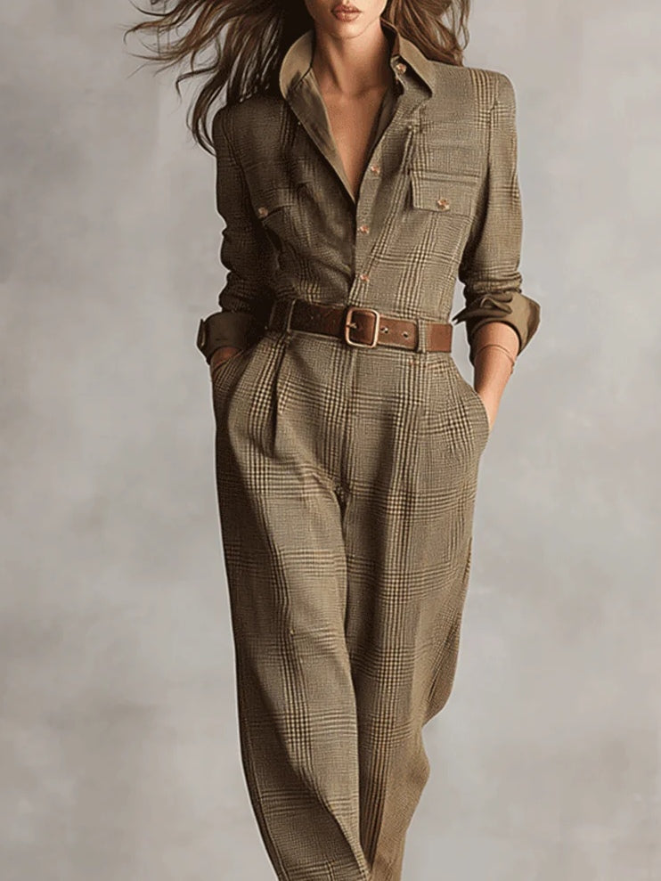 CORENNE | ABITO ELEGANTE A QUADRI