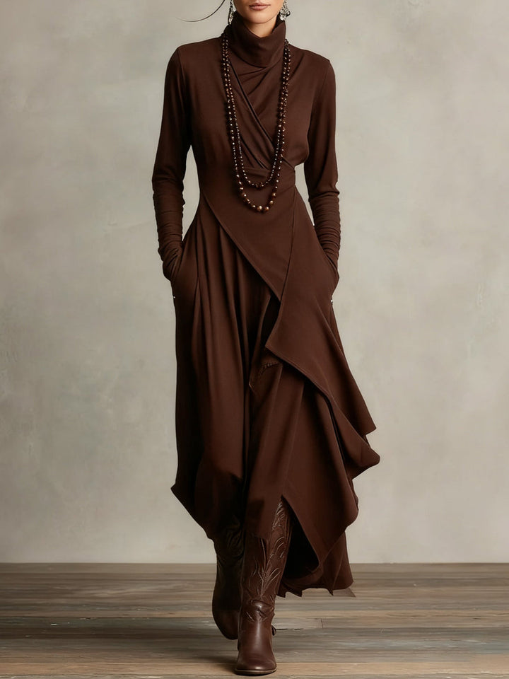 LIORAH | ABITO MAXI DRAPPEGGIATO