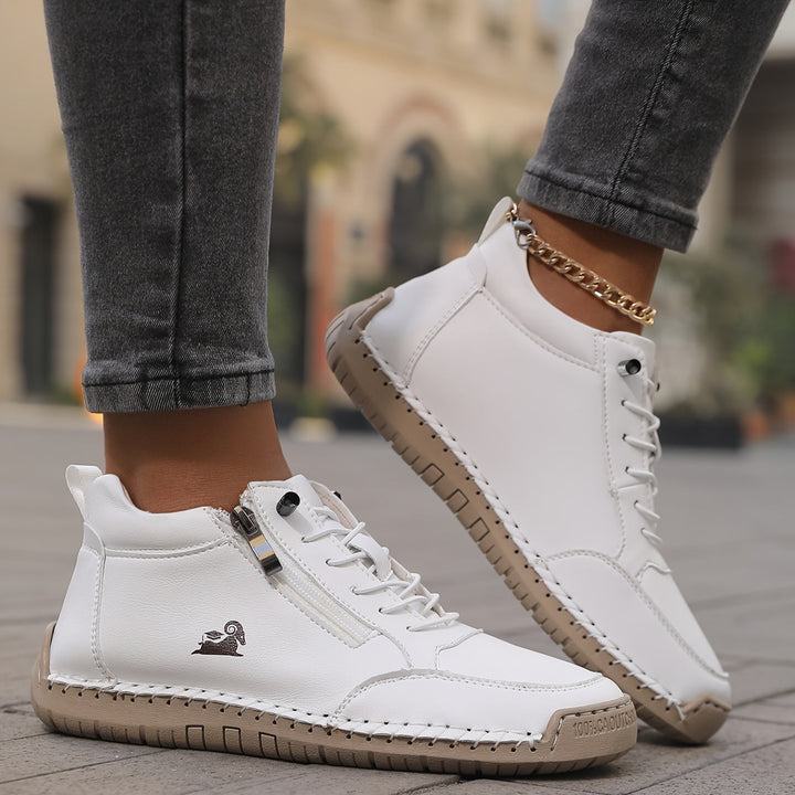 Mila | Scarpe comode con zip laterale