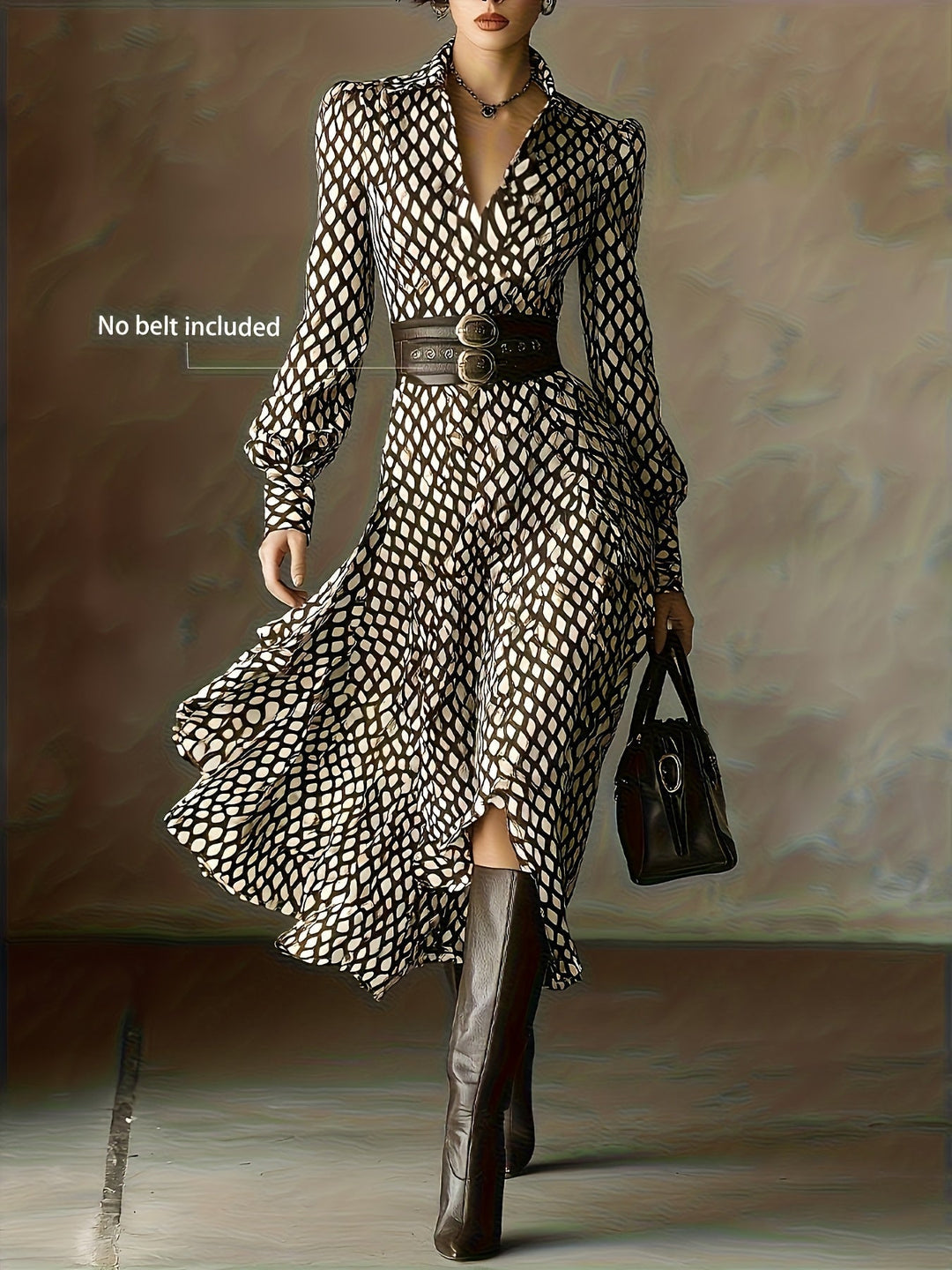 LIZZY | ABITO VINTAGE A ROMBI