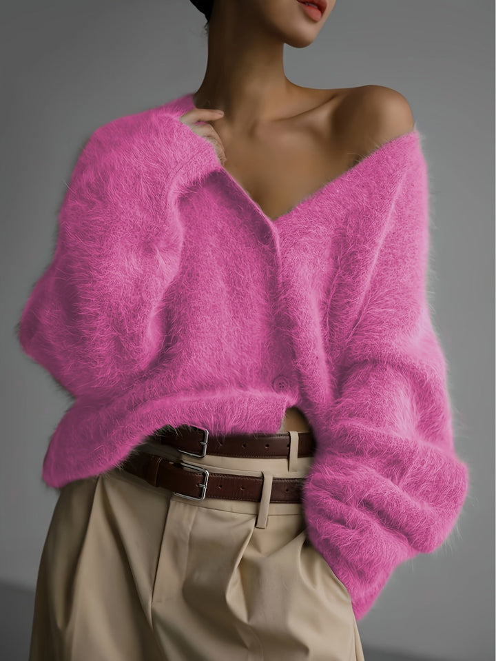 SERIAVI | CARDIGAN CON COLLO A V